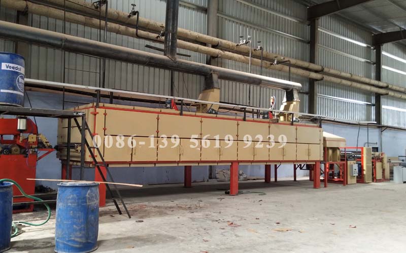 used particle board production line machine